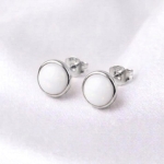 Boucles d'oreilles rondes